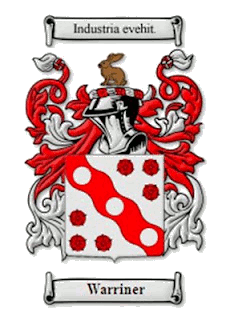 Warriner Coat of Arms, genealogy, history, ancestry, gedcom