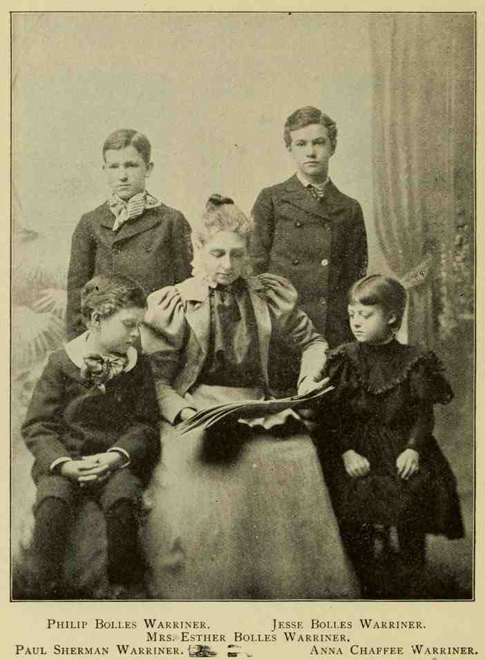 Children of Esther Warriner, genealogy, history, ancestry