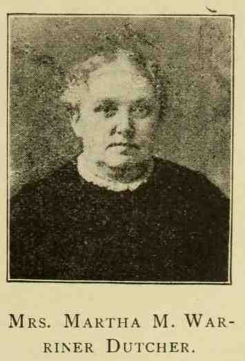 Martha M Warriner, genealogy, history, ancestry