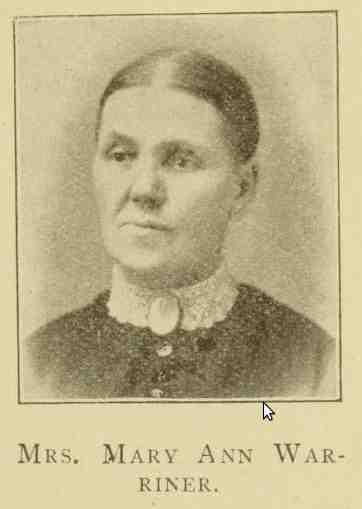 Mary Ann Warriner, genealogy, history, ancestry