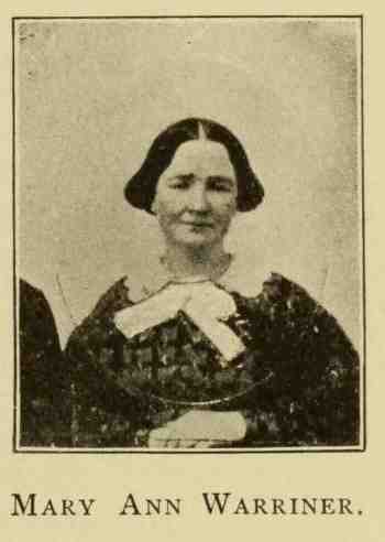 Mary Ann Warriner, genealogy, history, ancestry