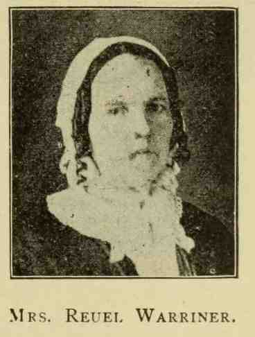 Mrs Reuel Warriner, genealogy, history, ancestry