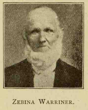Zebina Warriner, genealogy, history, ancestry