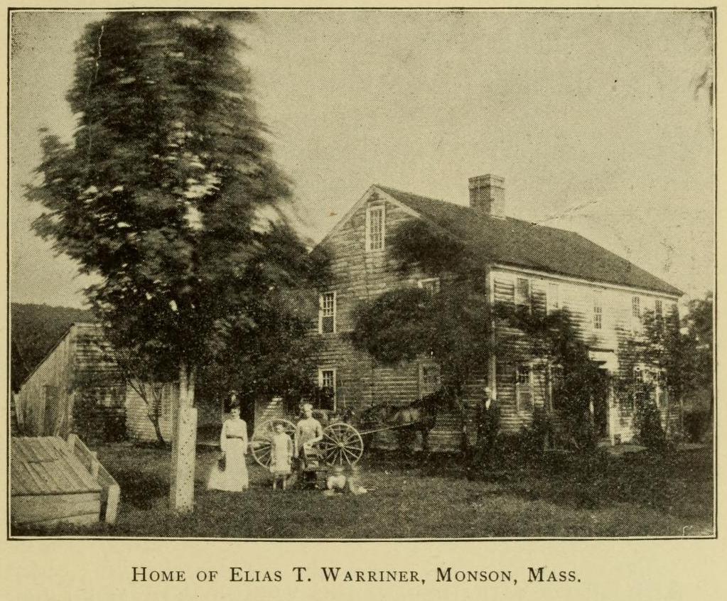 Home of Elias T Warriner, genealogy, history, ancestry